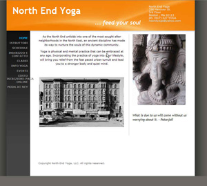 North End Yoga Web Site North End Yoga Web Site