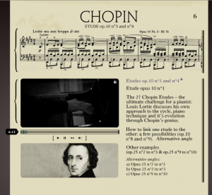 Chopin Page, Web Site of Louis Lortie